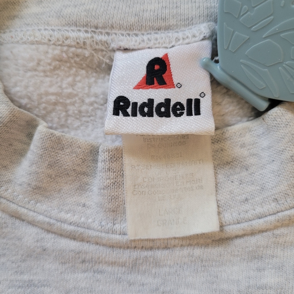 Vintage 1996 Looney Tunes Taz "Slobble" Sweatshirt - Large Grey Heather - Picture 6 of 7